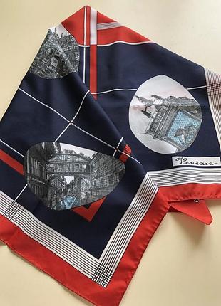 Винтажный платок венция лаур платок платок платок