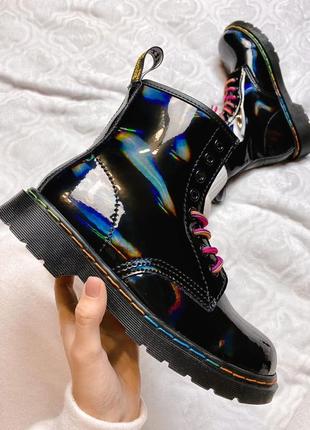 Dr.martens1460 black rainbow🆕шикарные ботинки доктор мартинс🆕купить наложенный платёж