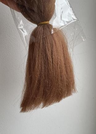 Канекалон коса однотонная для причёсок, цветные пряди волос русы чёрные блонд под натуралк...