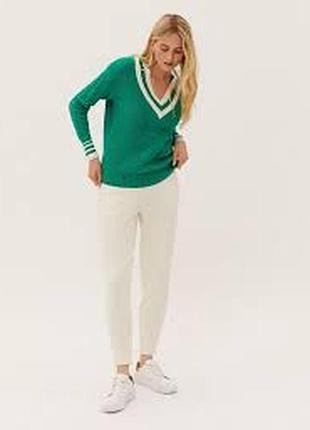 Свитер женский зеленый m&s collection джемпер