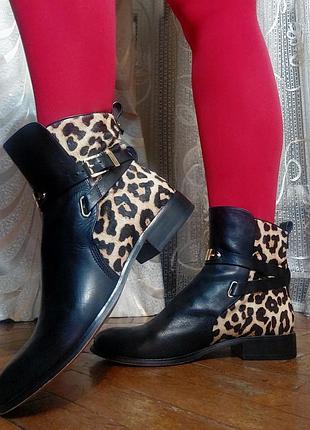 Ботинки женские michael kors кожаные 27 см (размер 39-39.5)