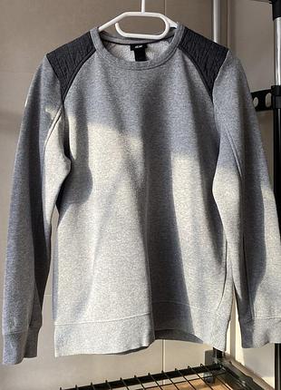 Світшот сірий, натуральний склад тканини