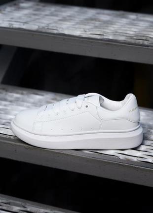 Alexander mcqueen triple white 🆕 шикарные женские кроссовки 🆕 купить наложенный платёж
