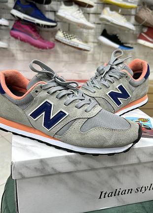 Жіночі спортивні кросівки new balance 373 для бігу оригінал сірі замша