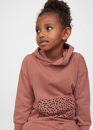 Трикотажний костюм двунитка, леопард на дівчинку 104 - 134 р. h&m3 фото