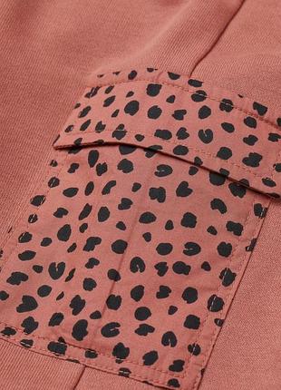 Трикотажний костюм двунитка, леопард на дівчинку 104 - 134 р. h&m5 фото
