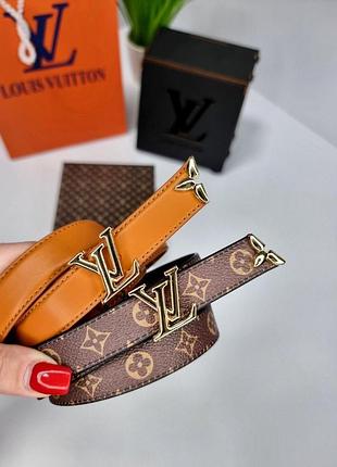 Двусторонний ремень из натуральной кожи