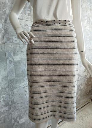 Твідова спідниця- міді max mara
