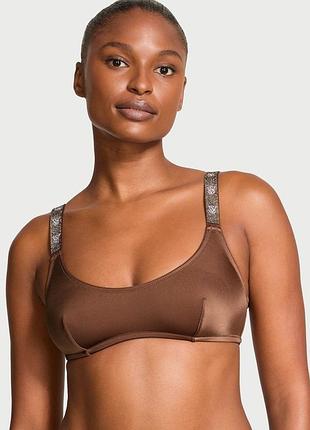 Топ, лиф, бюст без косточек с камнями victoria's secret
