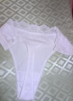 Трусы стринги хлопковые р. 52