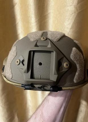 Тактическая баллистическая военная каска шлем с металлическим шраудом на базе armor^505