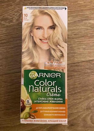 Фарба для волосся garnier color naturals 10 біле сонце 110 мл