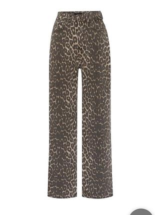 Леопардовые джинсы