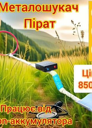 Металошукач металодетектор металоискатель міношукач пірат pirat