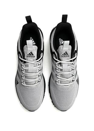 Мужские кроссовки adidas marathon pro+ new grey black