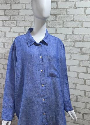 Лляна жіноча сорочка xxl!