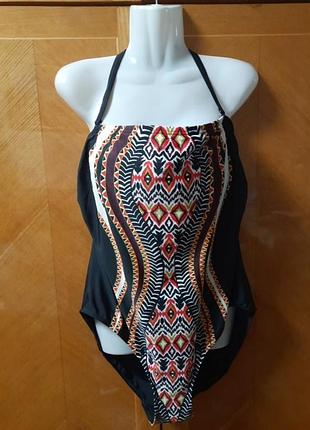 Красивый сдельный купальник с утяжкой р.20 от george