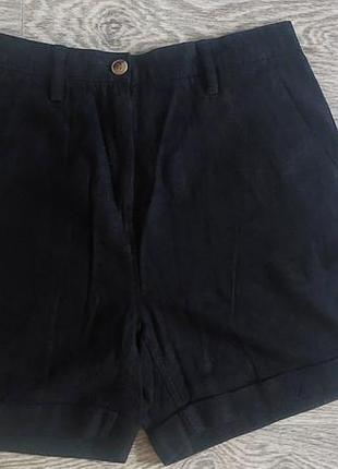 Женские льняные шорты