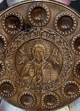 Менажница, Пасхи тарелка для яиц, пасха, деревянная тарелка