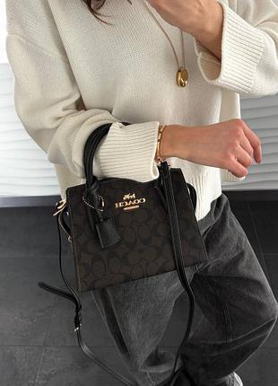 Классическая женская сумка коач коуч coach