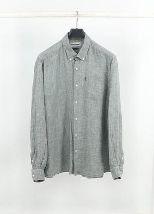 Чоловіча лляна сорочка barbour