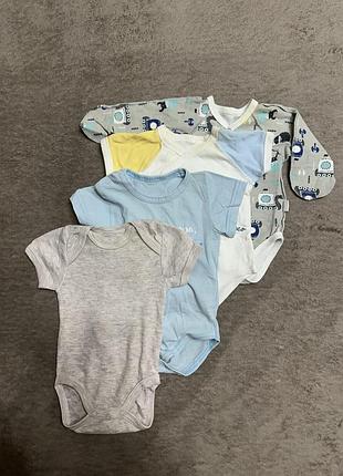 Человечек песочник боди 56 р недорого