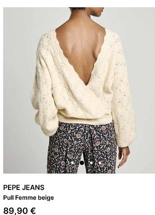 Pepe jeans мереживний светр с альпаки