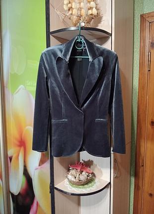 Бархатный пиджак жакет normakamali