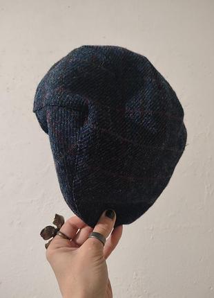 Картуз / фуражка / ретро / винтаж / винтажный клеточку / vintage / retro / harris tweed / hammond & co /
