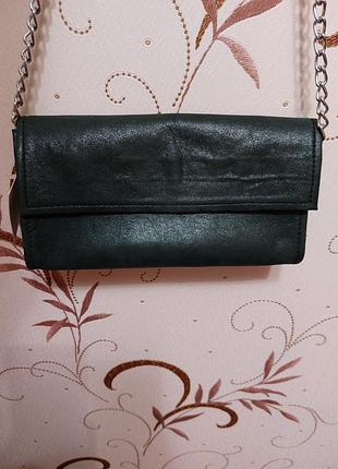 Клатч натуральная кожа