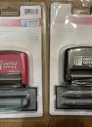 Штамп самонабірний united office