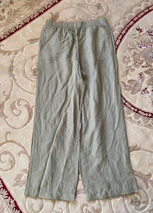 Брюки из льна и вискозы h&m
