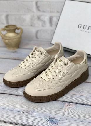 Кеды женские guess iquilt quilted low-top sneakers оригинал