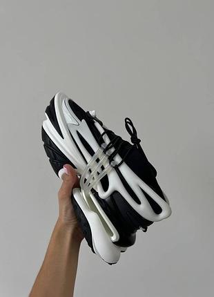 Кроссовки balmain unicorn low-top black/white