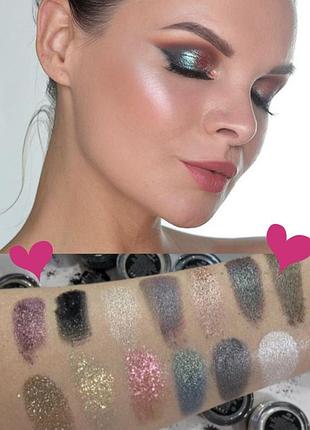 ❤ невероятные пигменты для век дуохромы спарклы dramatic chrome от malva cosmetics #разбираю