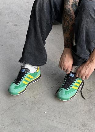 Кроссовки adidas sl 72 green yellow
