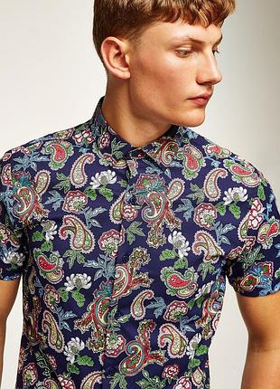 Рубашка topman с короткими рукавами!