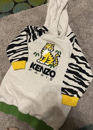Детское платье-худи kenzo