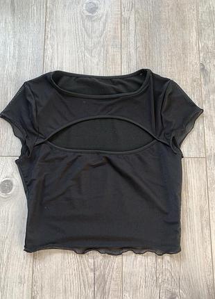 Топ / жіночий кроп-топ / топ з вирізом на грудях