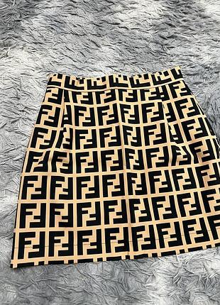 Мини юбка fendi
