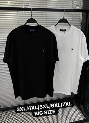 Футболка polo ralph lauren✨батали! 
великі розміри!