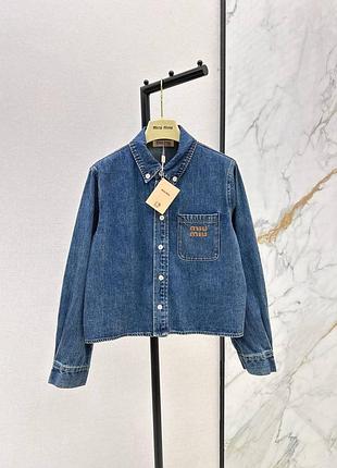 Рубашка джинсовая