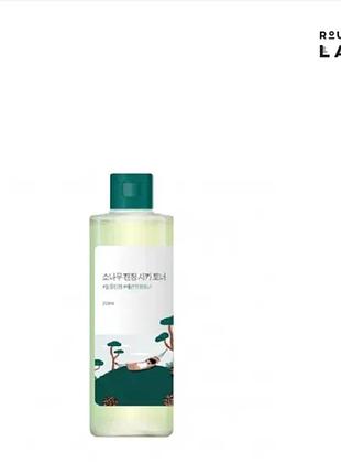Заспокійливий тонер з екстрактом голок сосни round lab pine calming cica toner 250 ml