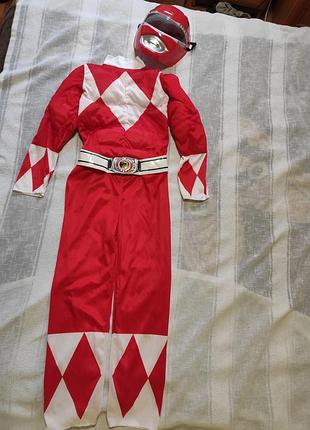 Карнавальный костюм power rangers. на 4-6 года