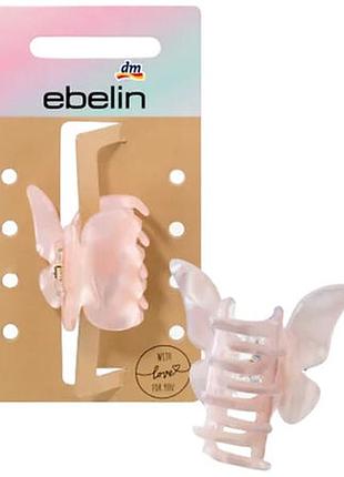 Заколка для волос розовый крабик бабочка ebelin haarspange schmetter