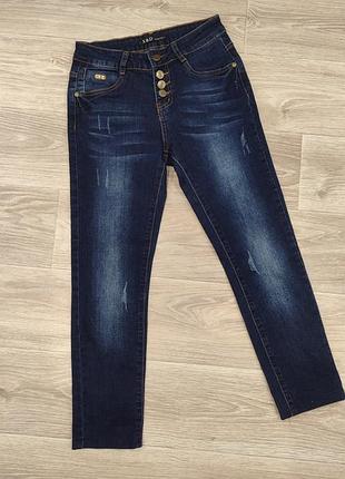 Джинсы на девочку синие x&amp;d коттон