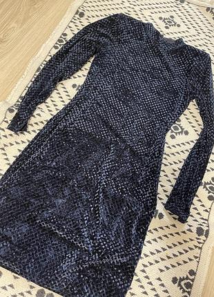 Велюрова сукня