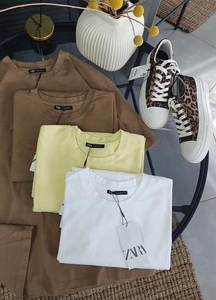 Футболка zara плотная оригинал
