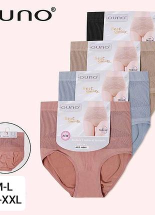 Високі коригуючі труси ouno, сліпи на високу посадку з широкою коригуючою резинкою