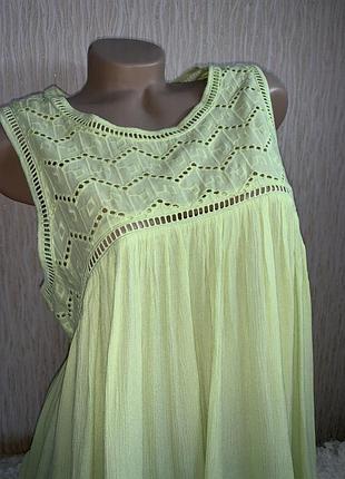 Яскрава лимонна майка-туніка 3